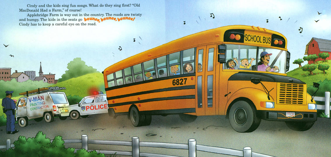 Big Cindy's School Bus pages 14-15