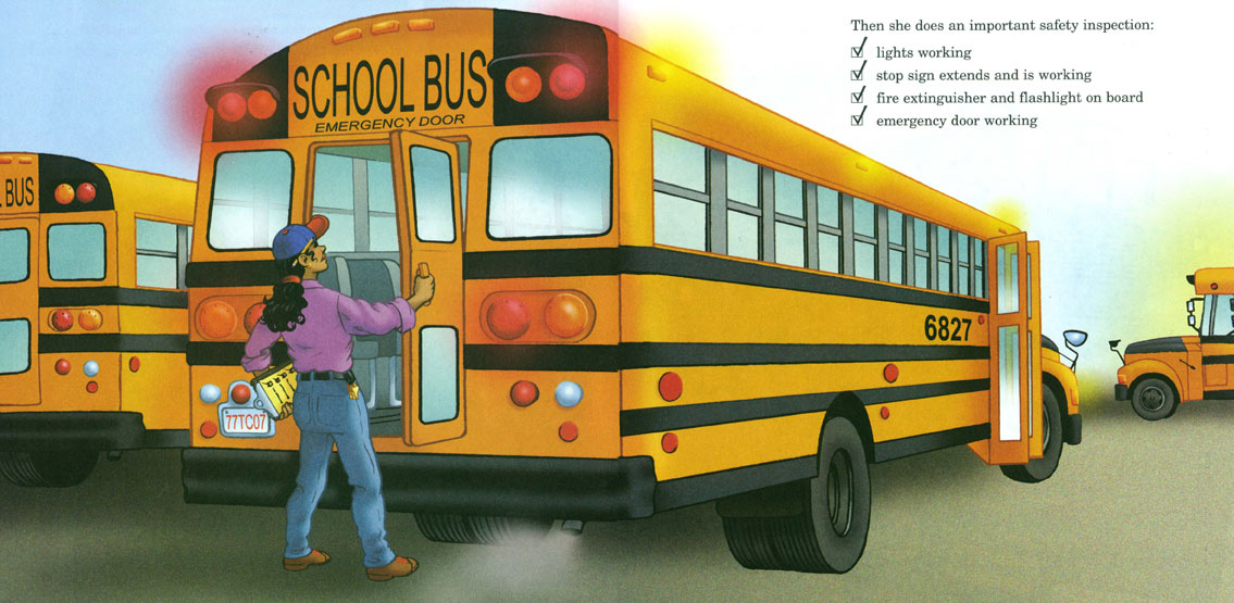 Big Cindy's School Bus pages 6-7