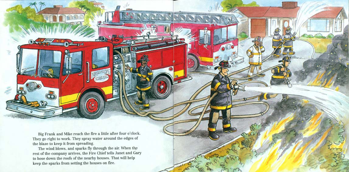 Big Frank's Fire Truck pages 22-23