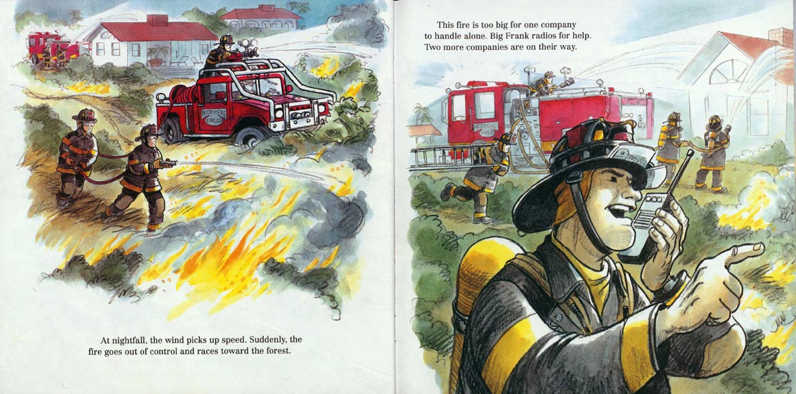 Big Frank's Fire Truck pages 24-25