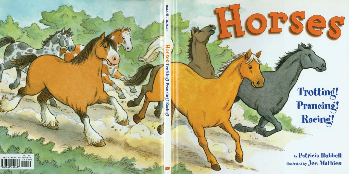 Horses: Trotting! Prancing! Racing! coverwraparound