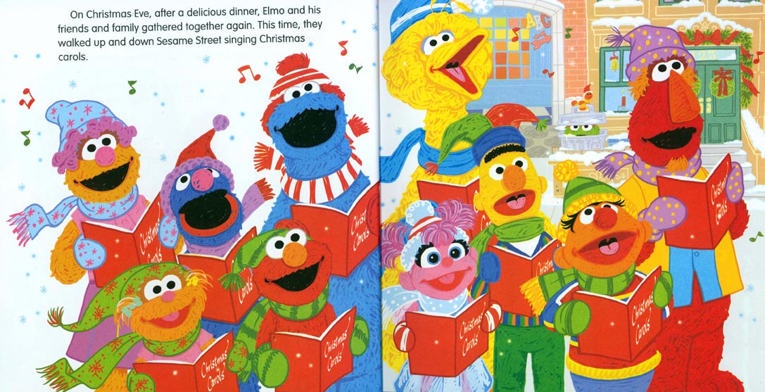 Elmo's Merry Christmas pages 10-11