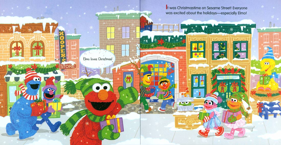 Elmo's Merry Christmas pages 2-3