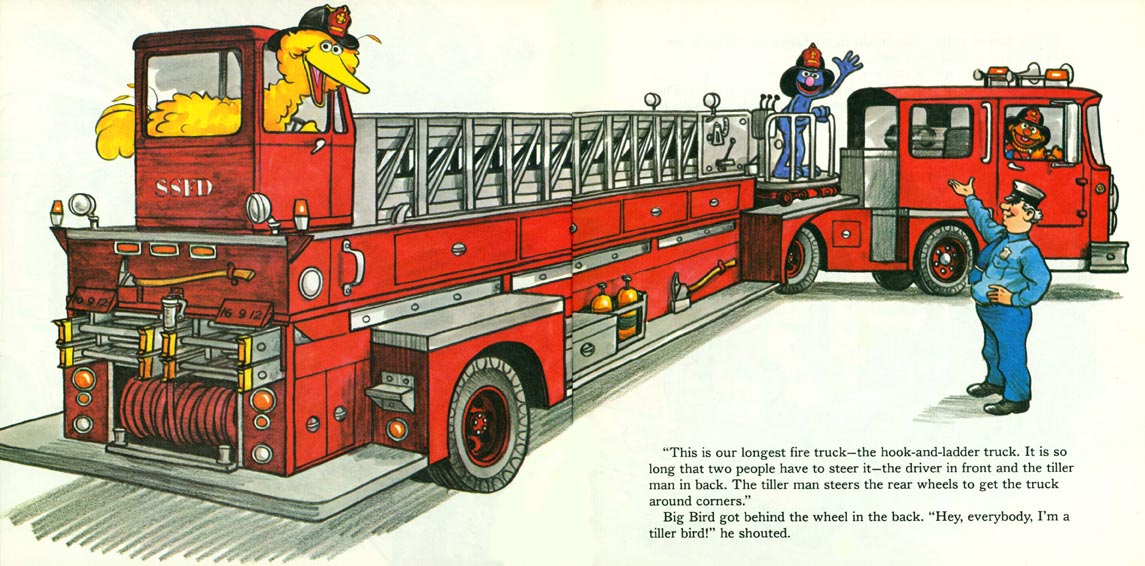 A Visit to the Sesame Street Firehouse pages 22-23