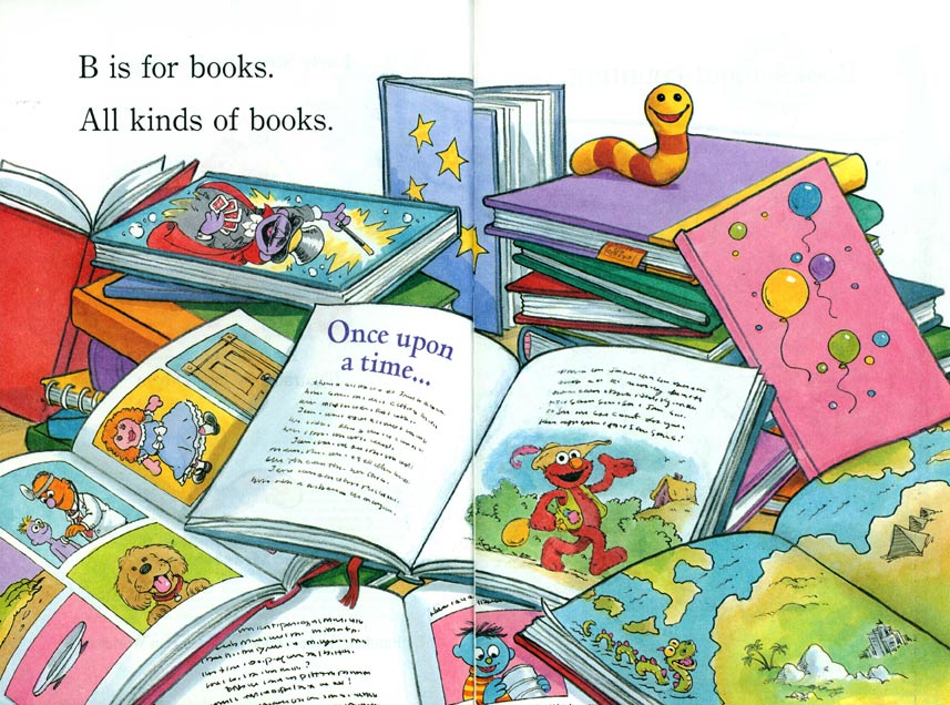 B is for Books pages 4-5