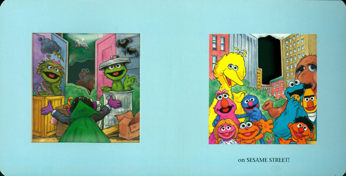 Windows on Sesame Street pages 16-17