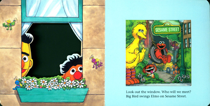 Windows on Sesame Street pages 2-3