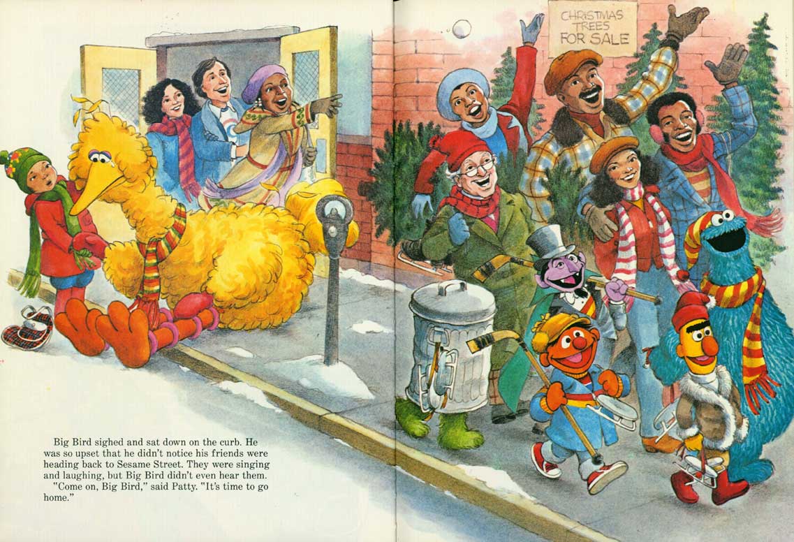 Christmas Eve On Sesame Street pages 12-13