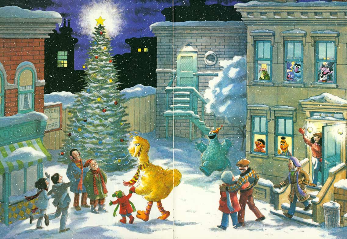 Christmas Eve On Sesame Street pages 56-57